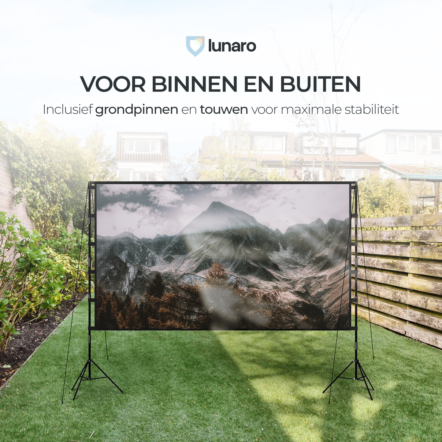 Lunaro Projectiescherm met statief